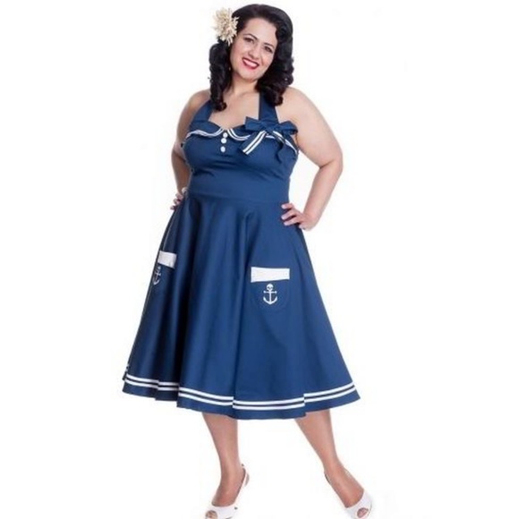 rockabilly sailor dress